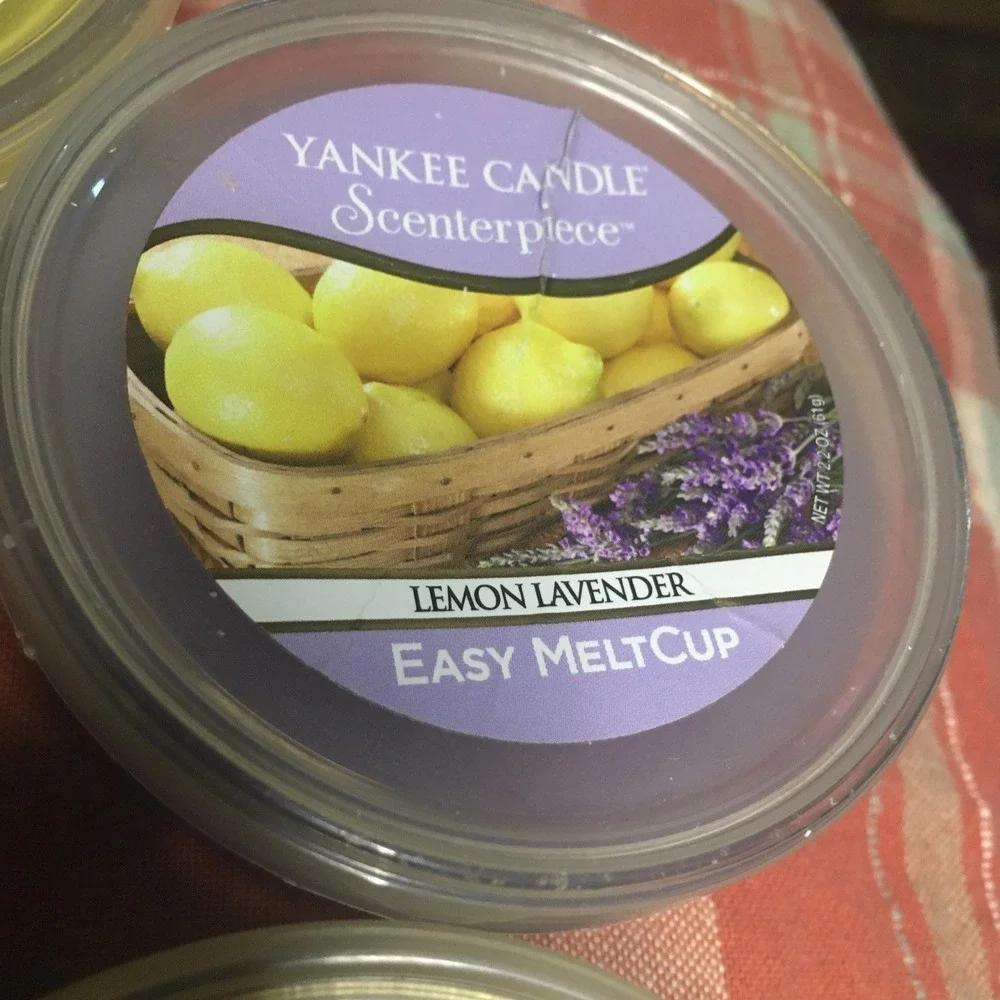 Yankee Candle Easy Melt 4 Cups Lemony Bright Collection 2.2 oz Each